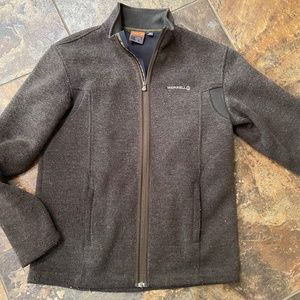 Merrell zippered jacket with zippered pockets, size medium